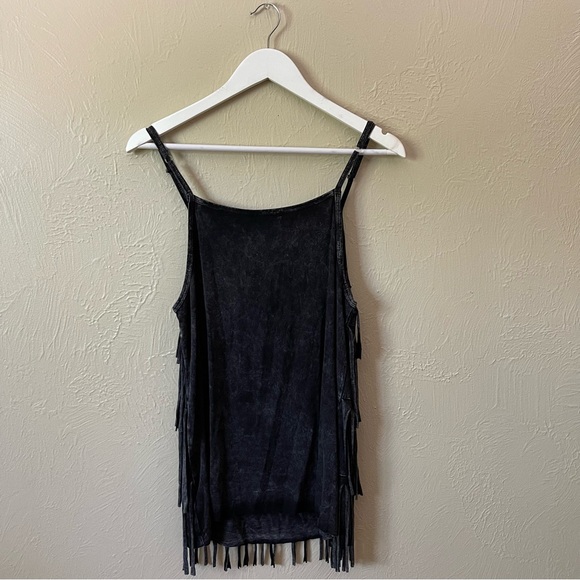 T Party Black Fringe Camisole - Picture 5 of 8